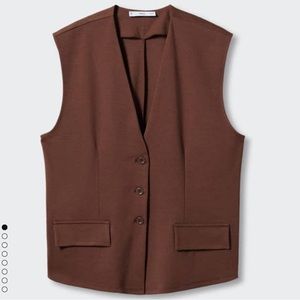 Mango oversized vest